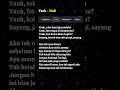 Download Lagu Yank - Wali / Aku tak mau bicara sebelum kau cerita semua