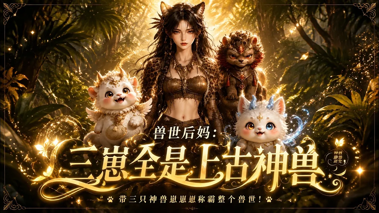 Beast World Stepmom: Three Divine Beast Cubs