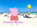 Download Lagu HEAD SHOULDERS KNEES AND TOES Peppa pig in Miami beach cartoon Nursery Rhyme and Lyrics