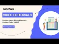 Binary Mismatch BINMIS Neha Singirikonda Editorials Codechef Content Creators