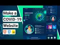 How to Make a Responsive COVID-19 Website Using HTML CSS JavaScript