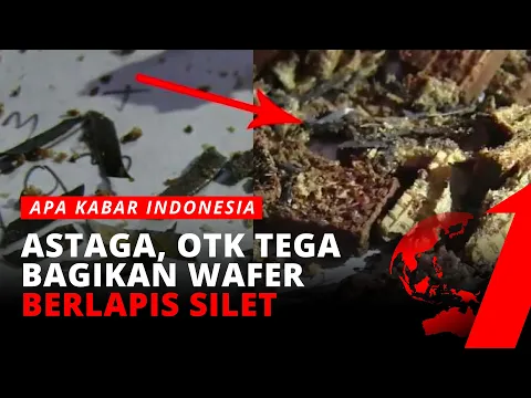 Waspada! Pria Misterius Bagikan Wafer Berisi Pecahan Silet