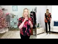 Susan Graver Printed Sheer Clip Jacquard Button Front Puff-Slv Blouse on QVC