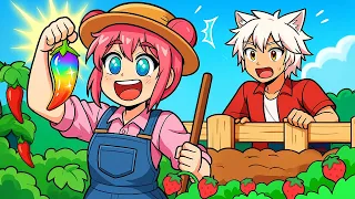 طورت مزرعتي و زرعت اشياء نادرة Grow A Garden 