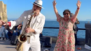 this "WHAT IS LOVE 90s" on Sax 🎷😱 STOPPED EVERYONE!! 😱