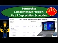 Partnership Comprehensive Problem Part 5 Depreciation Comp 5