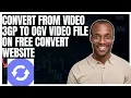 Download Lagu How to convert from Video 3GP to OGV video file on FreeConvert website