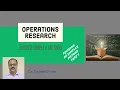 Operations Research Revised Simplex Lecture 1 Revision of Simplex Method Part 1