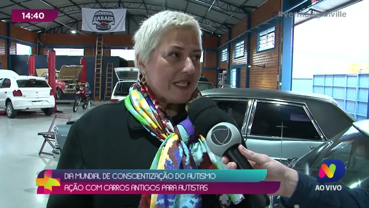 Dia mundial de conscientização do Autismo: ação com carros antigos para autistas