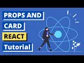 React Props with Card Component React Js tutorial