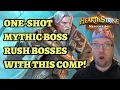 ONE-SHOT Mythic Boss Rush Bosses Artillery Strike Team Comp Guide - Hearthstone Mercenaries
