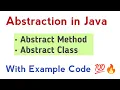 32 Abstraction in Java in Tamil Abstract Class Abstract Method abstract keyword