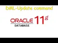 Oracle SQL 11 Update command DML command Marathi