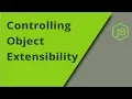 Object seal freeze and preventExtensions