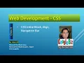 CSS Inline Block Align Navigation Bar