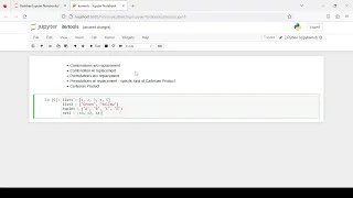 Basic Combinatorics in Python with Itertools