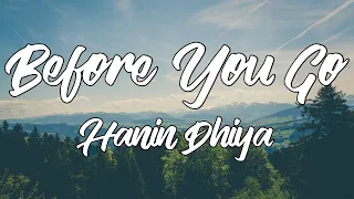 Download Before You Go - Hanin Dhiya 'Cover' (Lirik) MP3