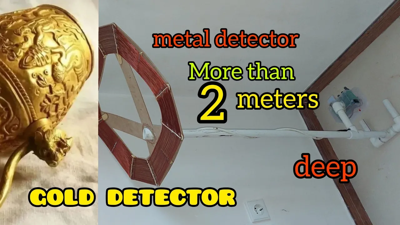 2 Meters Depth - How To Make a Metal Detector With a Depth Of More Than 2 Meters