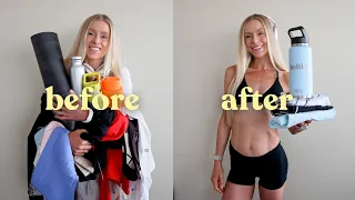 I Decluttered my Workout Wardrobe in 24 hours