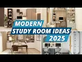 Modern Study Room Ideas 2025 Creative Desk Layouts Interior Inspiration for Productivity