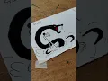 How to draw stickman with snake and tanticles