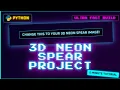 2 Miniut Fast python project 3d sphere animation