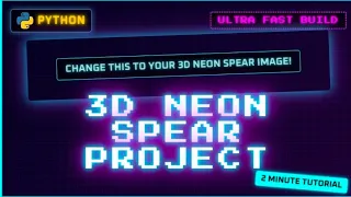 2 Miniut Fast python project 3d sphere animation