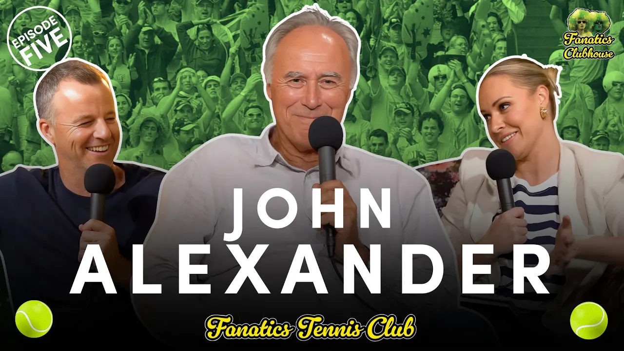 John Alexander on tennis in the 70's, dinner with Frank Sinatra & Pavarotti as a partner