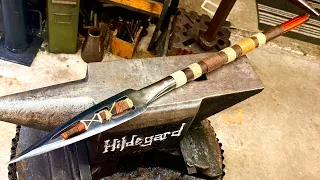 I Forged KILLMONGER'S Zulu Short Spear! (Black Panther)