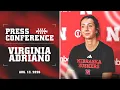 Virginia Adriano s 2026 Season Nebraska Volleyball Press Conference