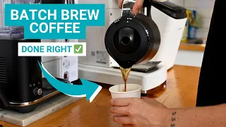 How to Serve Batch Brew Coffee in a Cafe