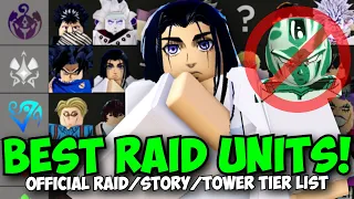 New Best Raid Units LOADOUTS Solo ANY RAID ASTD Tier List