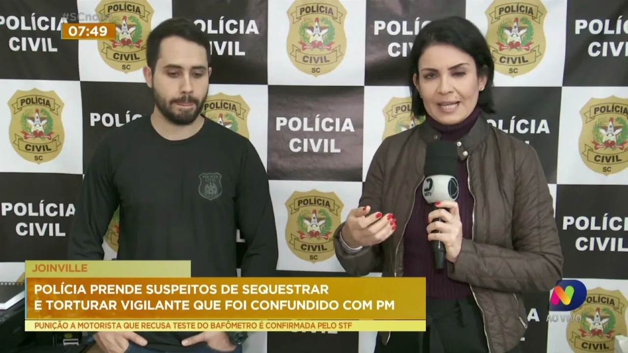 Polícia prende suspeitos de sequestrar e torturar vigilante que foi confundido com PM