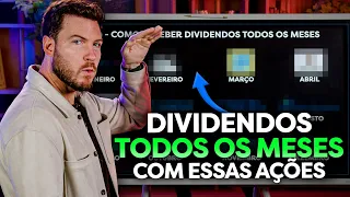 MONTE UMA CARTEIRA DE AÇÕES PARA RECEBER DIVIDENDOS TODOS OS MESES