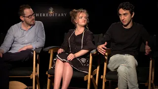 Hereditary Ari Aster Milly Shapiro Alex Wolff Movie Interview ScreenSlam