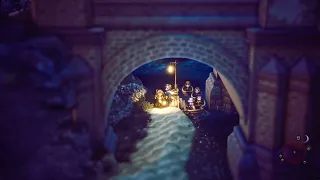 octopath traveler 2 the harborlands night