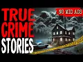 Disturbing True Crime Stories For Sleep With Rain Sound |🛑NO MID ADS| Black Screen | Mr. Nightscared