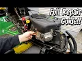 Riding Mower Engine Turns Slow Starter Hanging Up Won t Turn Over - Detailed Diagnostics Repair
