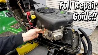 Riding Mower Engine Turns Slow Starter Hanging Up Won t Turn Over - Detailed Diagnostics Repair