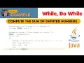 Java Tutorials Tagalog REPETITION Do While and While Example Sir Jay