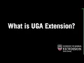 What is UGA Extension