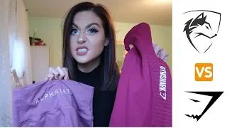 ALPHALETE VS GYMSHARK WHICH IS BETTER Seamless Collection Review