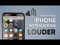 Download Lagu (iOS 17) How To Make Notifications LOUDER on iPhone!