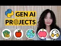 5 Unique AI Projects beginner to intermediate Python LangChain RAG OpenAI ChatGPT ChatBot
