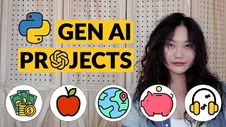 5 Unique AI Projects beginner to intermediate Python LangChain RAG OpenAI ChatGPT ChatBot
