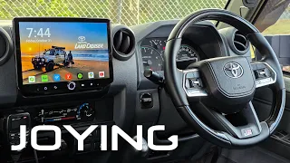 JOYING 2025 10 1 headunit review - 70 series LandCruiser FULL INSTALL GUIDE