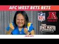 NFL Best Bets 2026 AFC West Betting Predictions 2026 NFL Division s