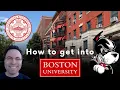 How to get into Boston University