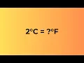 2 Celsius to Fahrenheit - How to Convert 2 C to F