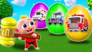 Equipito de Rescate 🚓 Camión de Bomberos, Patrulla, Ambulancia | Canciones Infantiles | WOA Spanish
